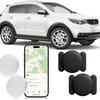 GPS Tracker for Vehicles,Real Time Car GPS Tracker Work with Apple Find My(iOS Only),No Monthly Fee Mini Hidden Car Tracker with Magnetic Case (Black,2PCS) view 1