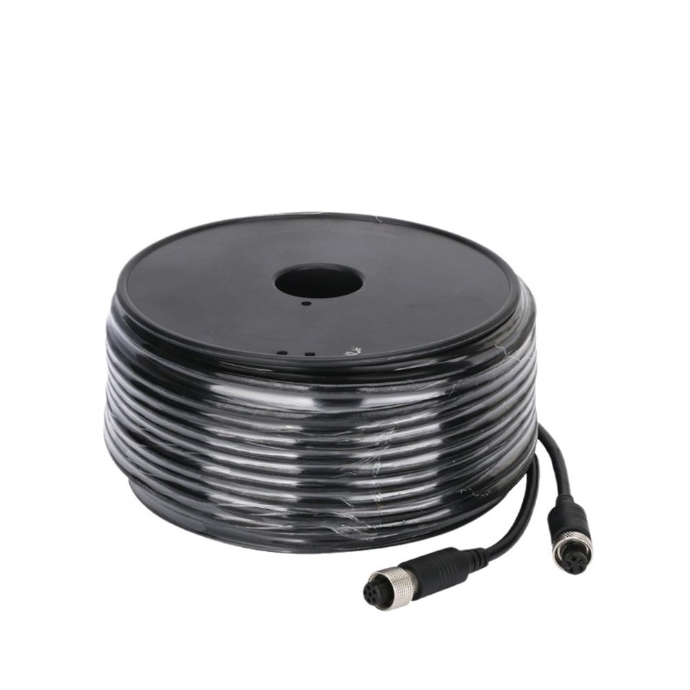 BINBINNIAO 20m/50m/100m IP68 Waterproof Only Cable for Underwater Fishing Camera Fish Finder 20 LEDs 360 Degree Rotating Panoramic Camera(100M Cable)