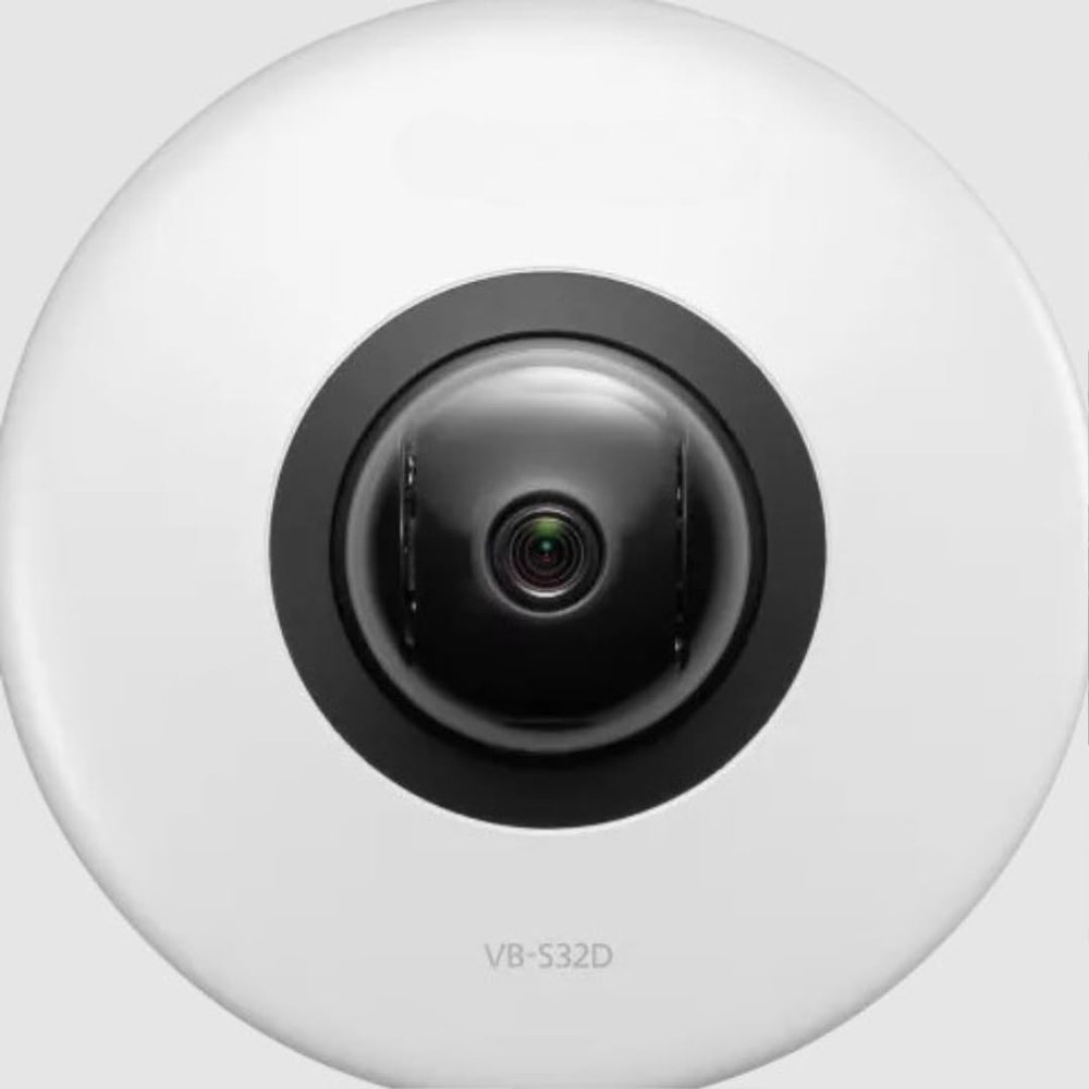 VB-S32D Indoor Compact PTZ Minidome Network Camera with 3.5X Optical Zoom, Autofocus, Full HD 1080p, Intelligent Video and Audio Analytics, PoE
