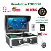 9 inch DVR Fish Finder Underwater Fishing 1080P Camera 16G HD 1280 * 720 Screen Double LEDs 15M 30M Camera for Ice Sea Fishing(F9AD 2L 30M Cable) view 2