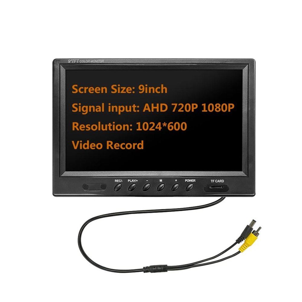 7-Inch/ 9-Inch/10-Inch HD Display Screen for Pipe Inspection Camera MAOTEWANG Drain Sewer Pipeline Industrial Endoscope System(9inch AHD DVR Mon)