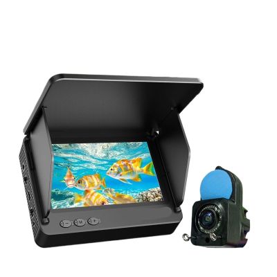 4.3 inch Display Endoscope Camera Waterproof Underwater Night Vision Fish Finder HD 1080P Inspection Borescope Camera 15m/30m(15M)