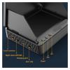 4.3 inch Display Endoscope Camera Waterproof Underwater Night Vision Fish Finder HD 1080P Inspection Borescope Camera 15m/30m(15M) view 4