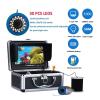 7" Inch 15M 50M 1000TVL Fish Finder Underwater Fishing Camera 15pcs White LEDs + 15pcs Infrared Lamp for Ice/Sea/River Fishing(30M 30pcs LEDs) view 3