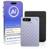 LOBKIN Ai Voice Recorder with Transcribe & Summarize, Note Voice Recorder Support 152 Languages, 64GB, Audio Recorder with App Control, Slim Ai Note Taking Device for Lectures, Meetings, Calls, Grey view 1