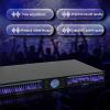 22-band stereo graphic equalizer with 10 preset effects to reduce noise and adjust low/mid/treble for studio, bar, stage view 3