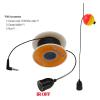 BINBINNIAO 15m/20m Single Fishing Camera Accessories for 9V Monitor Underwater Camera with IP68 Waterproof 8 IR Infrared Lamp Can Turn Off(30m Cable) view 2