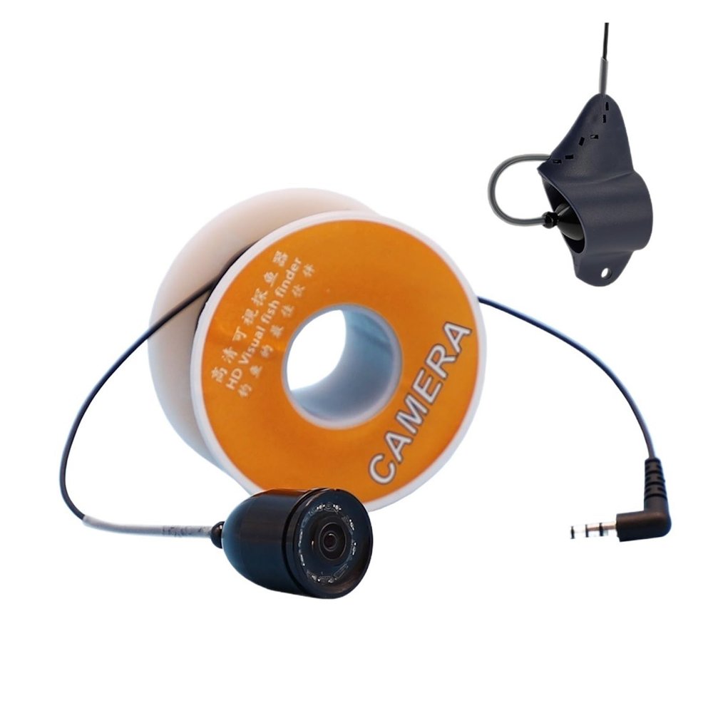 BINBINNIAO Replacement HD1000TVL Fishing Camera Underwater Camera with 8 Infrared Lights Can Be Turned On/Off for 4.3-Inch Display Series(Only-CAmera-20M)