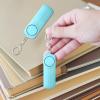 Pair of Personal Protection Alarms, Abs Formed, 130 Decibel Alert, Two-Way Use Also Led Illumination, Mobile Defense Instruments, Great for Crises, Blue view 3