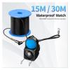 BINBINNIAO Portable Fish Depth Finder Water Handheld 1080P 4.3 Inch LCD Fish Finder Underwater 220 Fishing Camera with Night Vision(7 INch 30 m) view 4