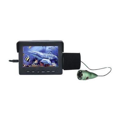 15M/30M 1200TVL Fish Finder Underwater Fishing Camera 4.3 inch Monitor 6PCS 6W IR LED Night Vision Camera for SEA ICE Fishing(15M IR)