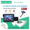 15M/30M 1200TVL Fish Finder Underwater Fishing Camera 4.3 inch Monitor 6PCS 6W IR LED Night Vision Camera for SEA ICE Fishing(15M IR) view 2