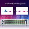 Two-channel stereo audio graphic equalizer with LED spectrum display, 10 preset effects and DSP processing chip for professional recording studios view 4