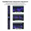 22-band digital audio equalizer, stereo graphic equalizer with 10 preset effects, low/mid/treble adjustment and noise reduction,for studio and home audio adjustment view 4