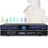 Digital equalizer, 22-band dual-channel graphic equalizer with 10 preset effects, bass/mid/treble adjustment, automatic noise reduction, 1U rack mount for studio use view 1