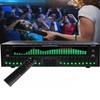 31-band digital audio stereo graphic equalizer with music spectrum analyzer, 12 rhythm modes and noise reduction for professional recording studios view 1