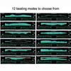 31-band digital audio stereo graphic equalizer with music spectrum analyzer, 12 rhythm modes and noise reduction for professional recording studios view 3