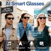 Nexlenz Smart Camera Sunglasses, 8MP POV Video Recording Glasses for Travel, Daily Use & Outdoor Activities, AI Object Recognition, Voice Translation, Bluetooth Audio, Built-in Storage view 2