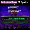31-Band Dynamic Spectrum Digital Audio Processor with Remote Control and Bluetooth, Stereo Graphic Equalizer for Home and Studio Use view 2