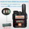 KAYOTOM Global Walkie Talkies Unlimited Range POC 4G Nationwide Long Distance 5000 Miles PTT Push-to-Talk Over Cellular Handheld Long Range Two Way Radio for Team Management (Black, 8-Packs) view 3