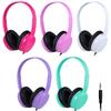 Gaosen Classroom Headphones Bulk 5 Pack for Kids Student K-12, School On Ear Wired Headset, Durable Comfy Swivel Earphones for Computer Chromebook Laptop Library Airplane Travel(GS30, 5Mixed) view 1