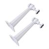 Ehlivhall 360 Degree Adjustable Security Camera Metal Wall Mount Bracket Indoor Outdoor Ceiling Mounting for Arlo Pro 2 3 CCTV Dome Surveillance Camera with Aluminum Alloy Construction White 2 Pack view 1