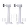 Ehlivhall 360 Degree Adjustable Security Camera Metal Wall Mount Bracket Indoor Outdoor Ceiling Mounting for Arlo Pro 2 3 CCTV Dome Surveillance Camera with Aluminum Alloy Construction White 2 Pack view 2