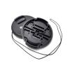 1piece 40.5-82mm Compatible for Sony 40.5mm 49mm 55mm 52mm 58mm 67mm 72mm 77mm 82 Mm SLR Camera Lens Center Pinch Snap-on Cap Cover(52mm) view 3