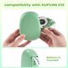 3 Rolls Compatible with SUPVAN E10 & E11 Label Maker Tape, Transparent,Continous 0.59in x 19.68ft (15mm x 6m), Standard Laminated Thermal Label Tape Refill,Replacement for SUPVAN E10 & E11 view 4