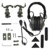Tactical Headset with Boom Mic, Noise Cancelling Headphones, for Shooting Hunting Communication(Green) view 1