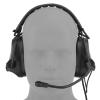 Tactical Communication Headset with Boom Mic, for Shooting Hunting Communication, Foldable Earmuffs Design(Black) view 3