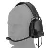 Tactical Communication Headset with Boom Mic, for Shooting Hunting Communication, Foldable Earmuffs Design(Black) view 4