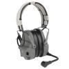 Retractable and Foldable Tactical Headset, Airsoft Hunting Headphone, for Military and Outdoor Adventures(Gray) view 1