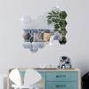 36 pcs Art Wall Decoration Hexagonal Sticker Set, DIY 3D Mirror Wall Stickers, Self-Adhesive Home Decorations, Suitable for Stylish Interior Wall Design. (S) view 4