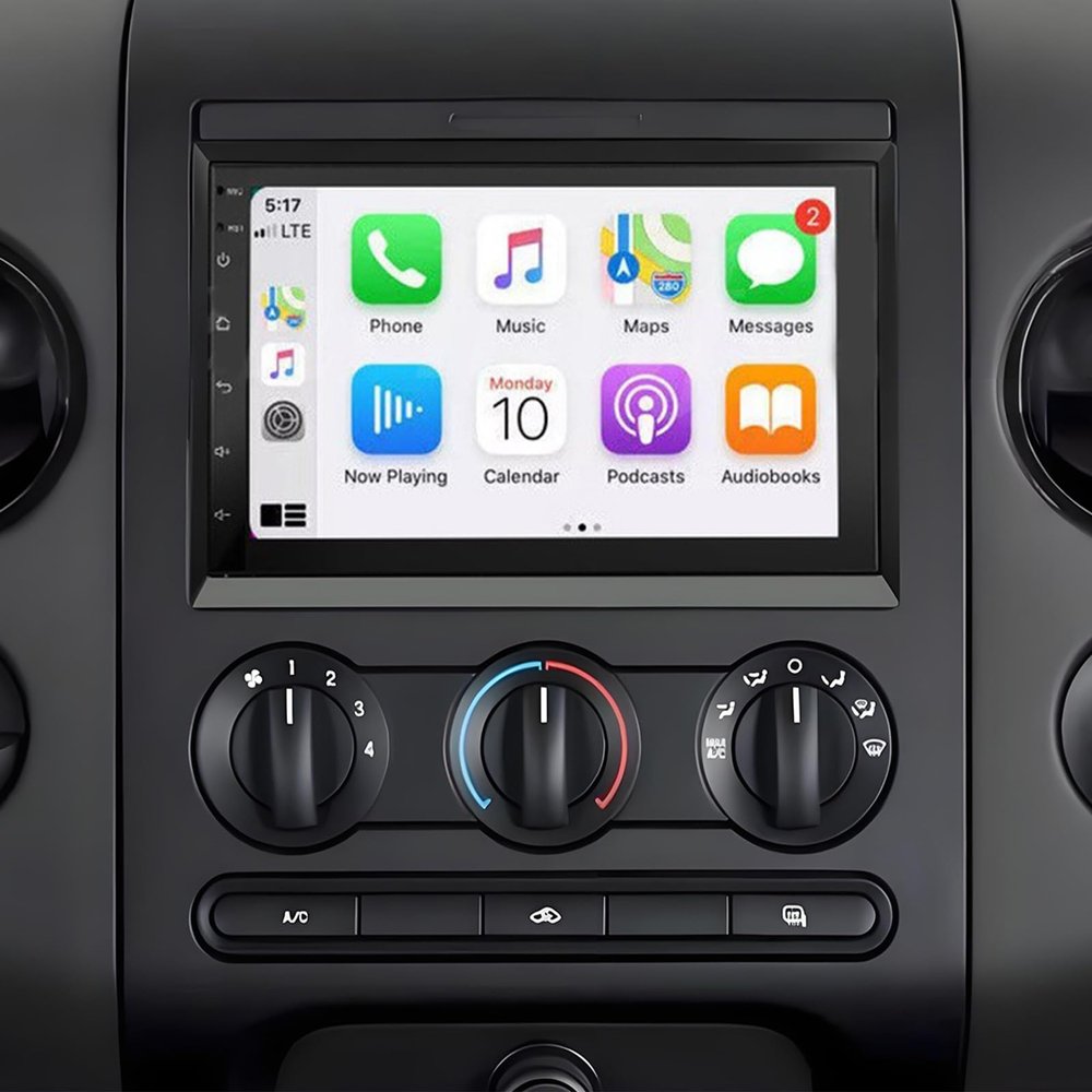 4+64G 7 inch Touchscreen Car Stereo Fit for Ford F150 F250 2004-2014, Android13.0 Car Radio for Escape Focus Mustang Expedition Fusion with Carplay Android Auto GPS Backup Camera+Mic