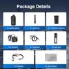 Wanneton 6 Pack Waterproof Portable Rechargeable Walkie Talkies Long Range Handheld Radios with Wireless Frequency Copy, Compatible with Most Brands for Seamless Workplace Communication view 4