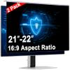 GlanceGuard 2-Pack 22 Hanging Privacy Screen Protector for Monitor, Fits 2122 Frameless, 28+ Full Privacy, 87% Blue Light & 97% UV Block, Instant Setup, Eye & Data Protection for Office view 1
