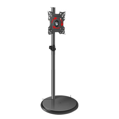 24-43in LCD Monitor Mobile Bracket Floor Cart Touch Screen Computer TV Conference Vertical Activity Hanger, VESA 200x200 Capacity 30kgs (Black)