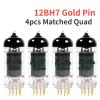 1pcs 12BH7 12BH7A Vacuum Tube Gold Foot Audio Valve Replace 6N6 7119 Electronic Tube Amplifier Kit Matched Quad(4pcs Matched Quad) view 2