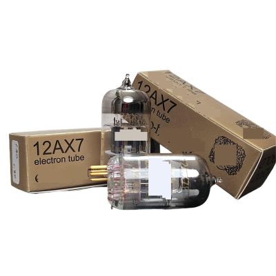 12AX7 Vacuum Tube Golden feet ECC83 6N4 5751 Audio Valve Electronic Tube Amplifier Kit Match Quad(1pcs)