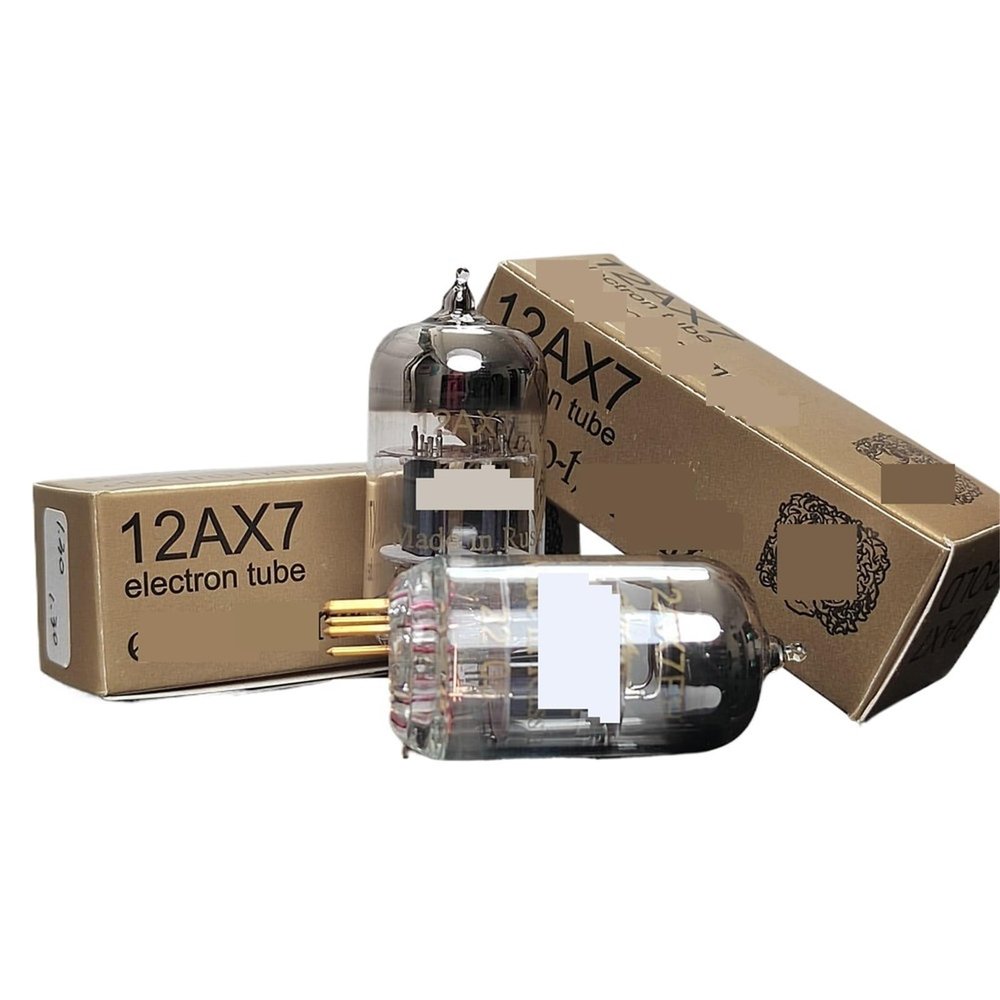 12AX7 Vacuum Tube Golden feet ECC83 6N4 5751 Audio Valve Electronic Tube Amplifier Kit Match Quad(1pcs)