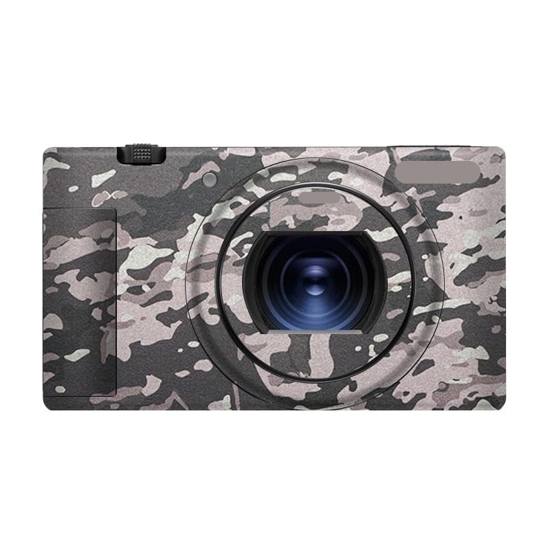 Anti-Scratch Camera Skin Wrap Sticker Coat Vinyl Protective Film Body Protector Decals Cover for Sony ZV-1 II Mark II(Field Camouflage)