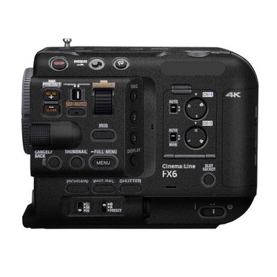 Camera Cover Skin Sticker for Sony FX6 Camera Protector Film Skin Anti-Scratch Protective Decoration FX 6(Frosted Black)