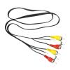 10pcs 3 R/CA Male to 3 R/CA Male Composite Video AV Cable pl-UG 94.5cm view 2