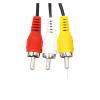 10pcs 3 R/CA Male to 3 R/CA Male Composite Video AV Cable pl-UG 94.5cm view 3