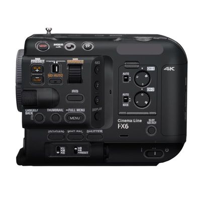 Camera Cover Skin Sticker for Sony FX6 Camera Protector Film Skin Anti-Scratch Protective Decoration FX 6(Matte Black)