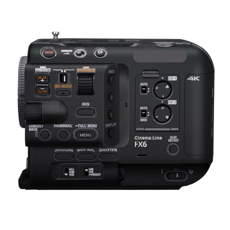 Camera Cover Skin Sticker for Sony FX6 Camera Protector Film Skin Anti-Scratch Protective Decoration FX 6(Matte Black)