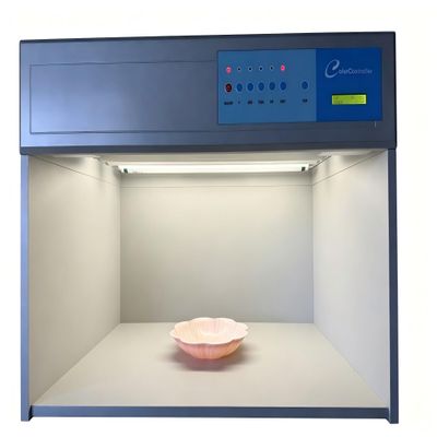 HFBTE Color Matching Cabinet Colour Assessment Cabinets Color Light Box with 110V/220V Voltage D65 TL84 F UV CWF 5 Light Source Box for Photographic,Textile,Dyeing,Packaging,Printing,Etc