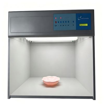 HFBTE Color Matching Cabinet Colour Assessment Cabinets Color Light Box with 110V/220V Voltage D65 TL84 F UV CWF 5 Light Source Box for Photographic,Textile,Dyeing,Packaging,Printing,Etc