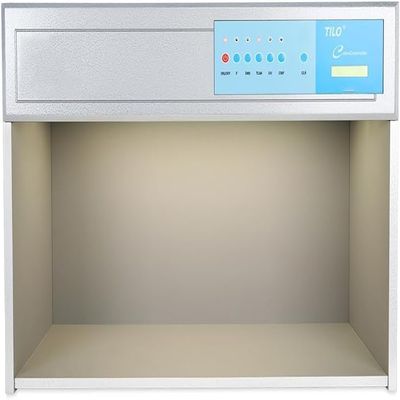 HFBTE Five Light Source Color Assessment Cabinet Color Matching Light Box with 110V/220V Voltage D65 TL84 CWF F UV for Photographic,Textile,Dyeing,Packaging,Printing,Etc